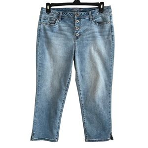 Maurice’s Cropped Button Fly Jeans Size 11/12